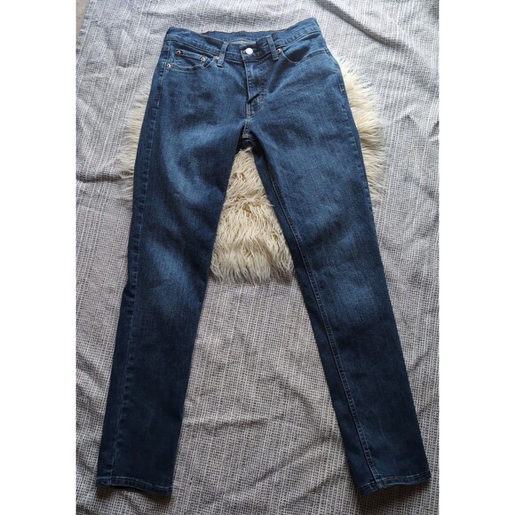 Levis 511 Men's 30x32 Slim Fit Medium Wash Mid Rise Straight Denim Blue Jeans - Picture 2 of 9